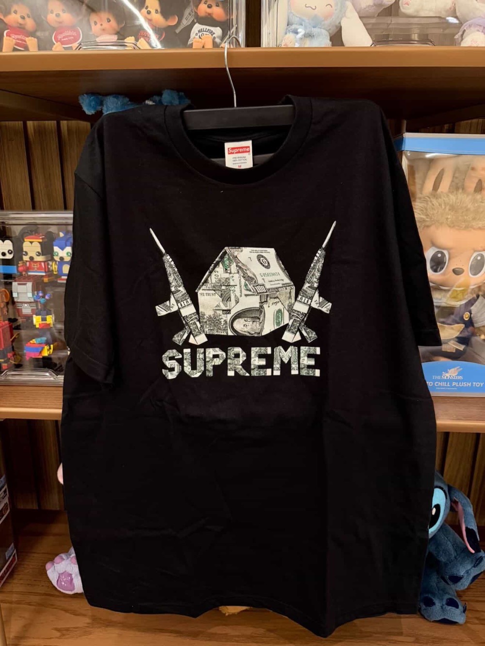 Camiseta Supreme Origami Black SS26-W7 — M, Novo