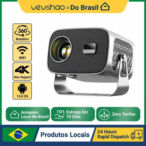 Projetor Mini Portátil LED Android WiFi 4K
