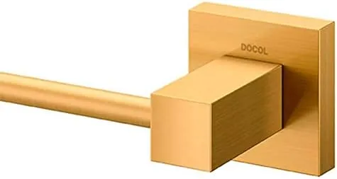 PORTA TOALHA ROSTO SQUARE OURO ESC DOCOL