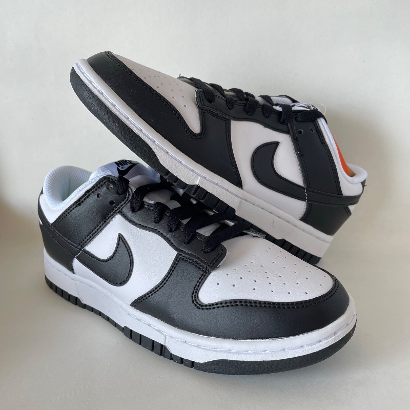 Nike Dunk Low Next Nature Black White — 37, Novo