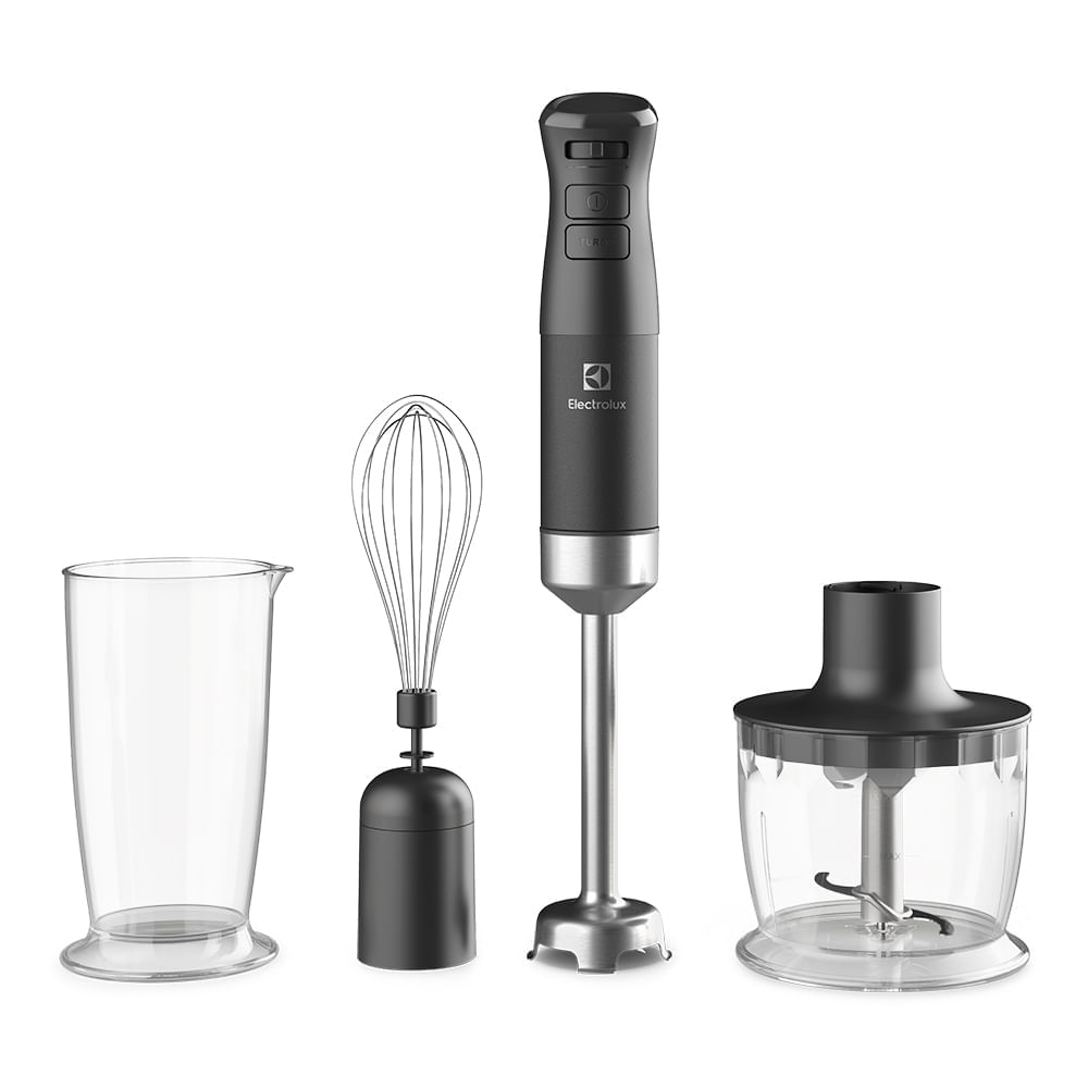 Mixer 3 em 1 Electrolux Preto 700W Expert com Haste em Inox e Tecnologia TruFlow Power System (IBP70) 110
