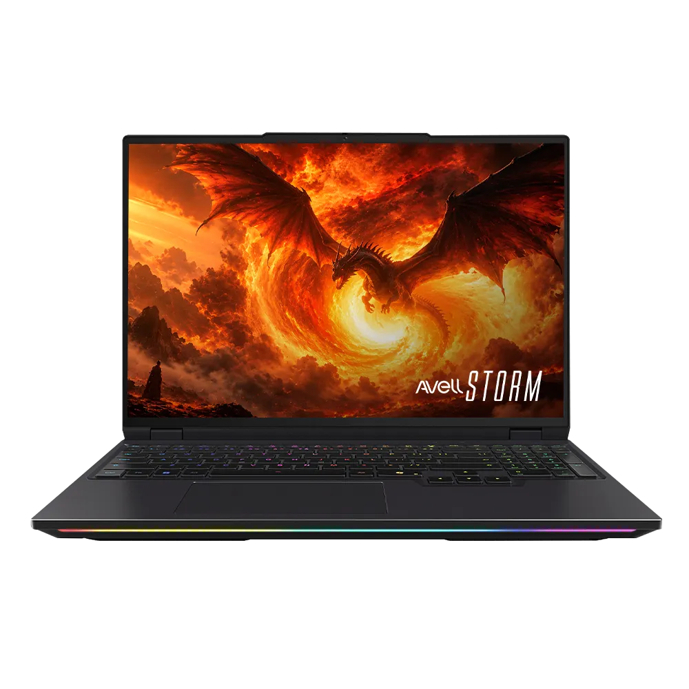 Notebook Avell STORM 590 — Intel Core Ultra 9 290HX+, RTX 5090 (24GB GDDR7), 32GB DDR5, SSD M.2 NVME 1TB, Original Windows 11 Pro