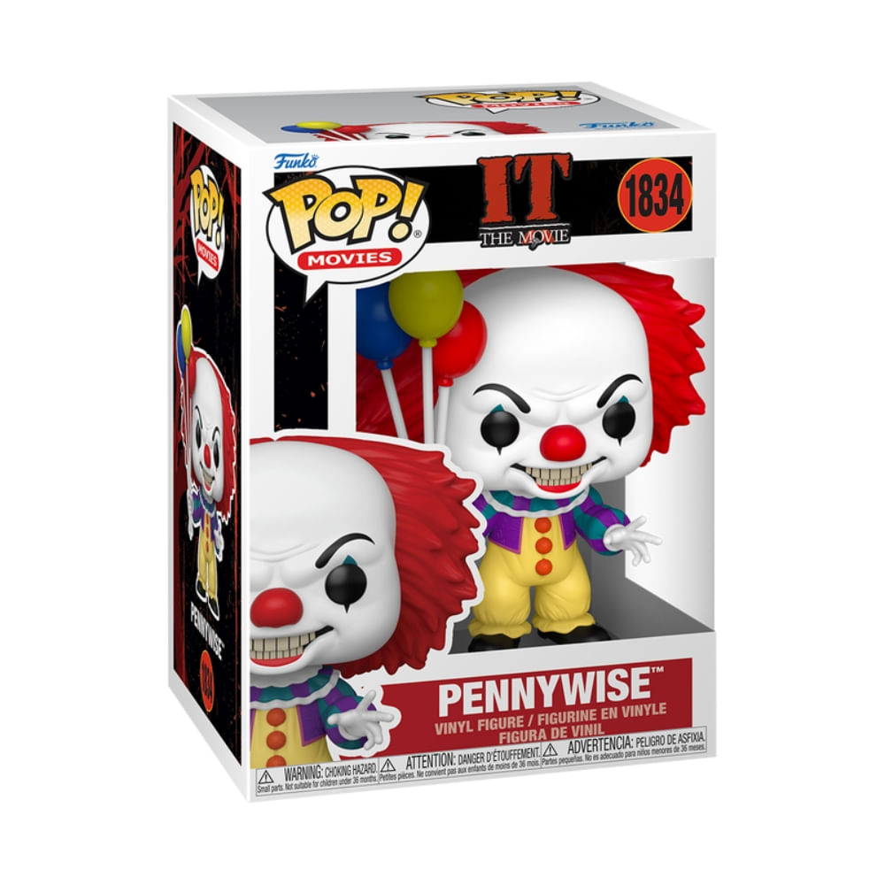 Foto 2 de Boneco Funko Pop! It: A Coisa - Pennywise (1990)