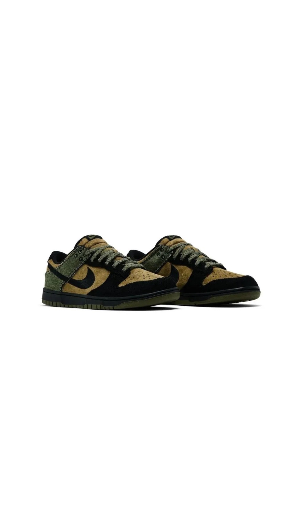 Nike Dunk Low Frankenstein Brown Kelp Black Medium Olive — 39 / 40 / 41, Novo