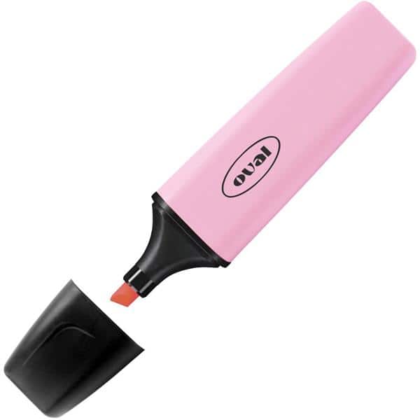 Marca Texto, Rosa pastel, Oval 1 UN