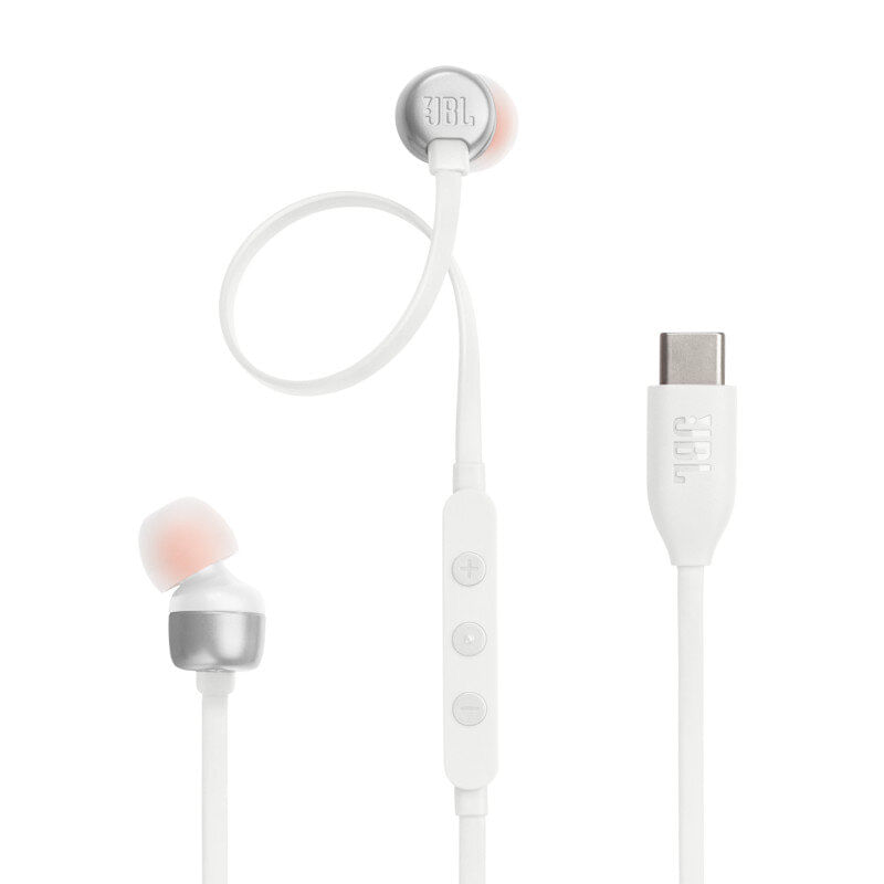 Fone de Ouvido JBL Tune 310 com entrada USB-C Branco