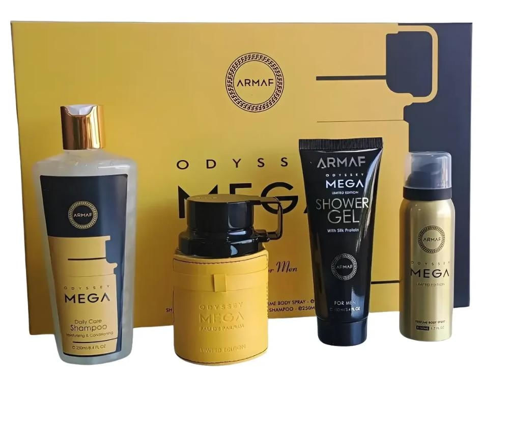 Armaf Kit Perfume Masculino Odyssey Mega Limited Edition Edp 100Ml 4 Em 1