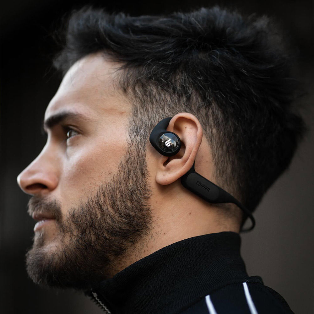 Foto 3 de Fone para corrida e academia - áudio direcional e Bass Boost, Proteção IP55, Encaixe confortável - Edifier Comfo Run