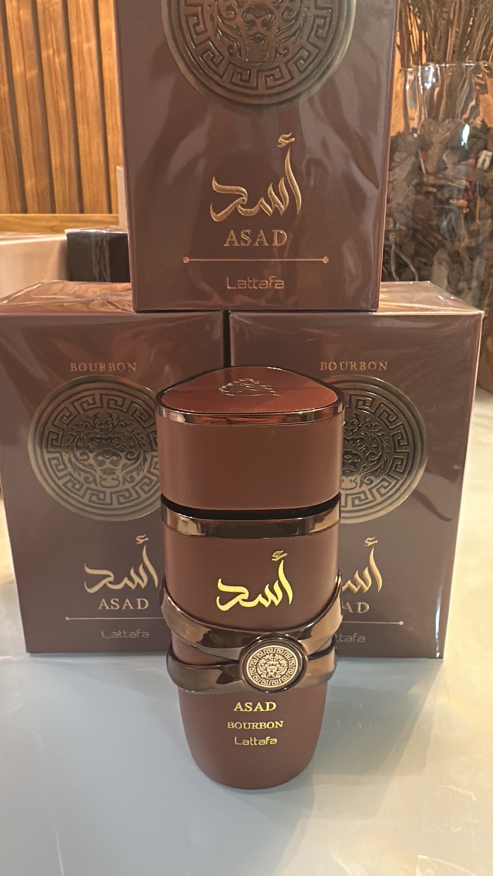 Perfume Lattafa Asad Bourbon Eau de Parfum 100ml — único, Novo