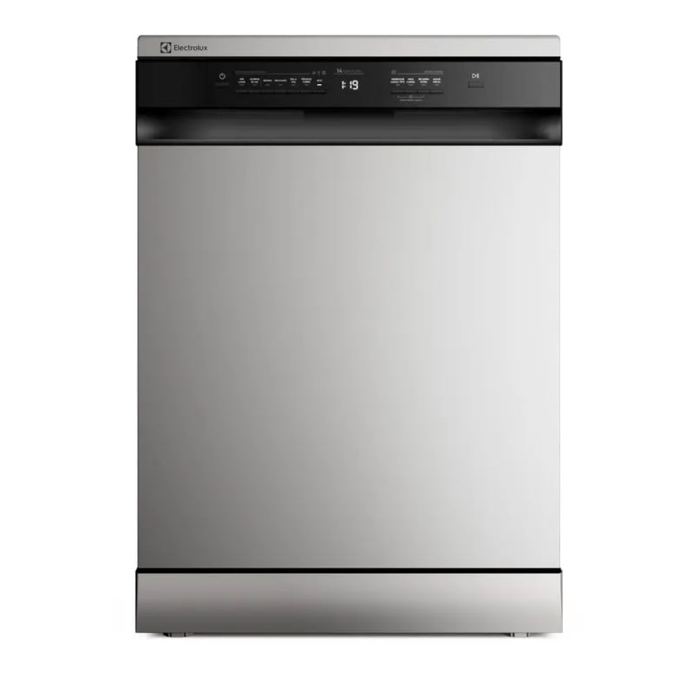 LAVA LOUÇA ELECTROLUX 14 SERVIÇOS EM AÇO INOX COM PROGRAMA LAVA & SECA 127V LS14E