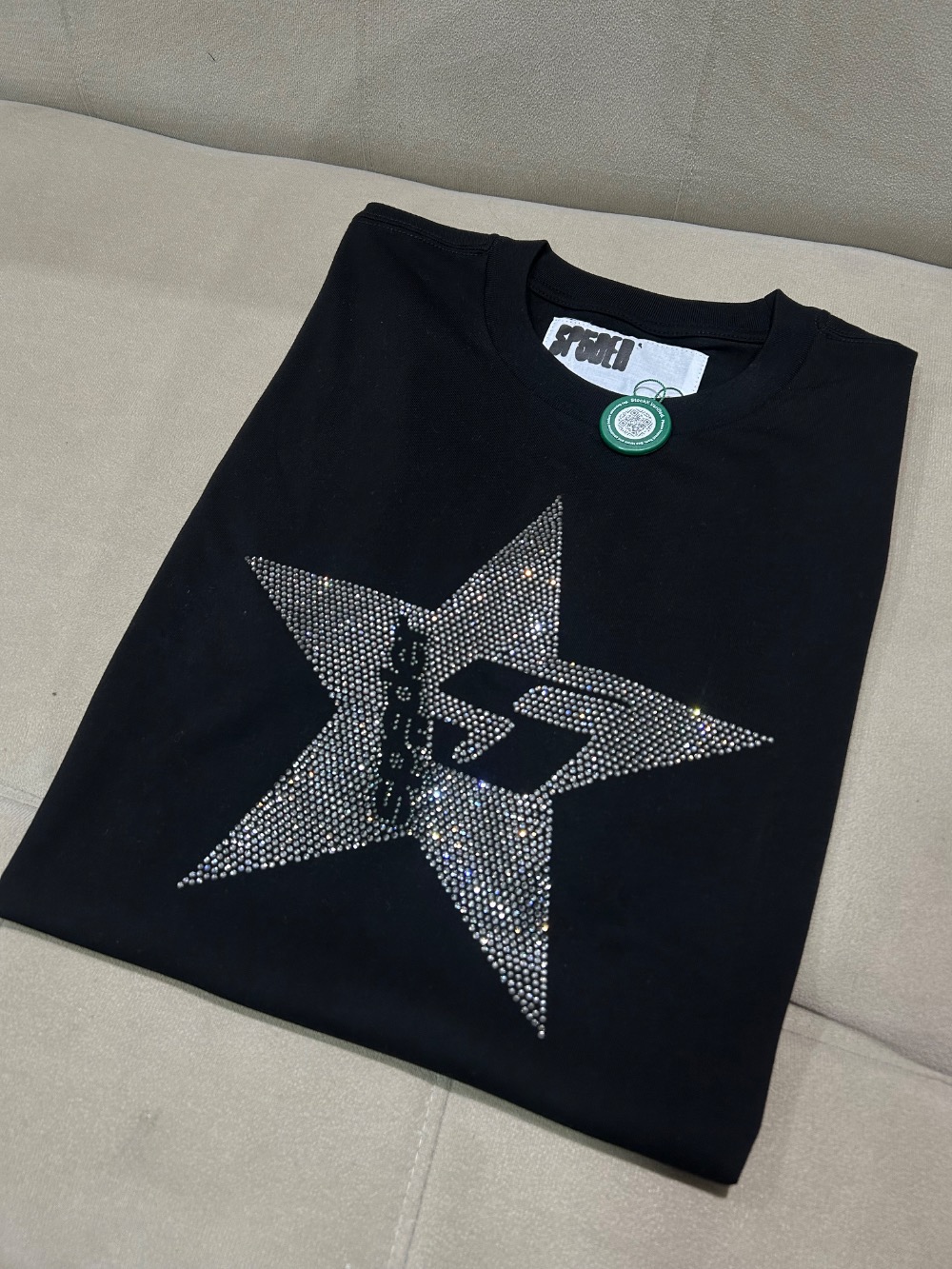Camiseta Sp5der Worldwide Five Day Tee Black — G, Novo