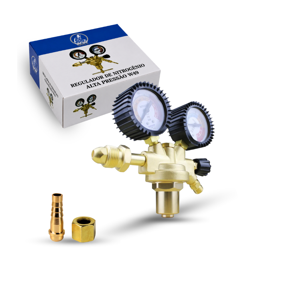 Regulador Para Cilindro De Nitrogênio 1000psi Alta Pressão
