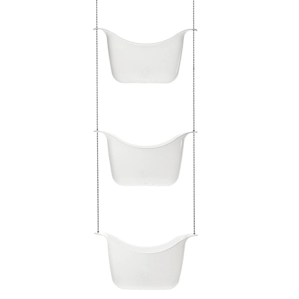 Porta Shampoo Com 3 Cestos - Umbra