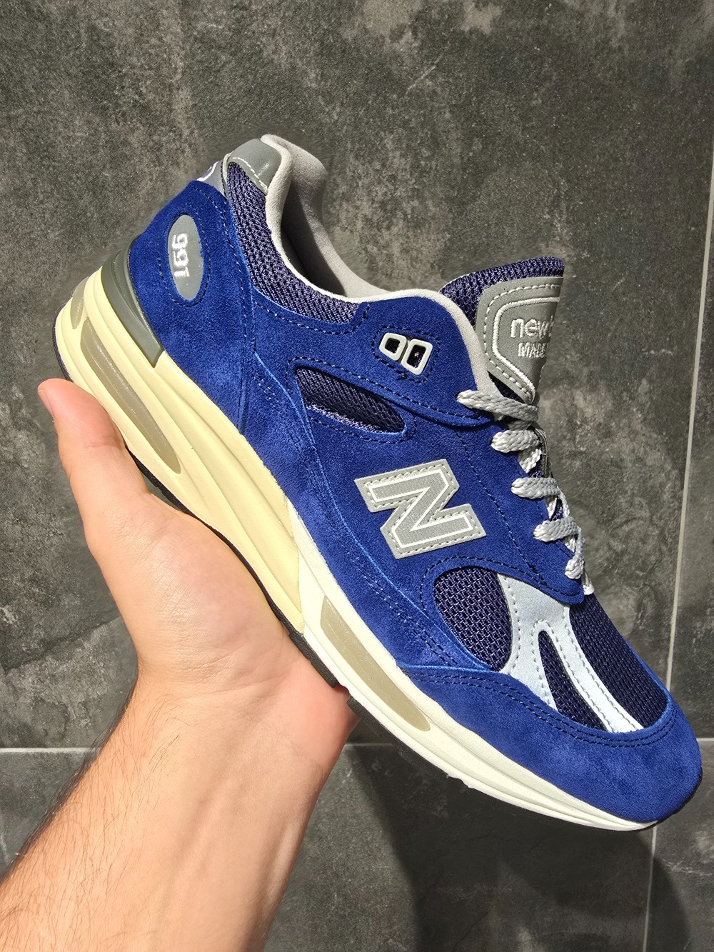 New Balance 991v2 MiUK Limoges Pageant Blue — 38 / 40, Novo