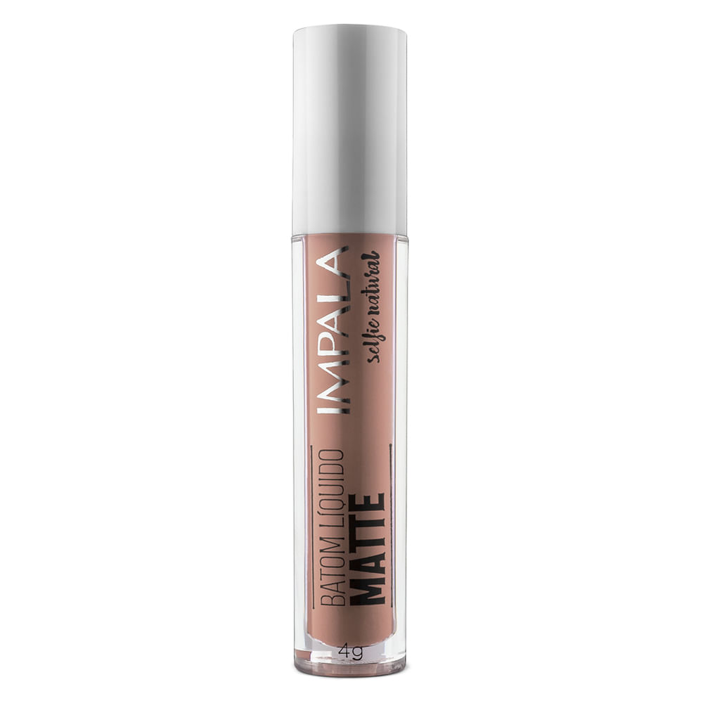 Batom Líquido Matte Selfie Natural Impala — Pele Bronzeada