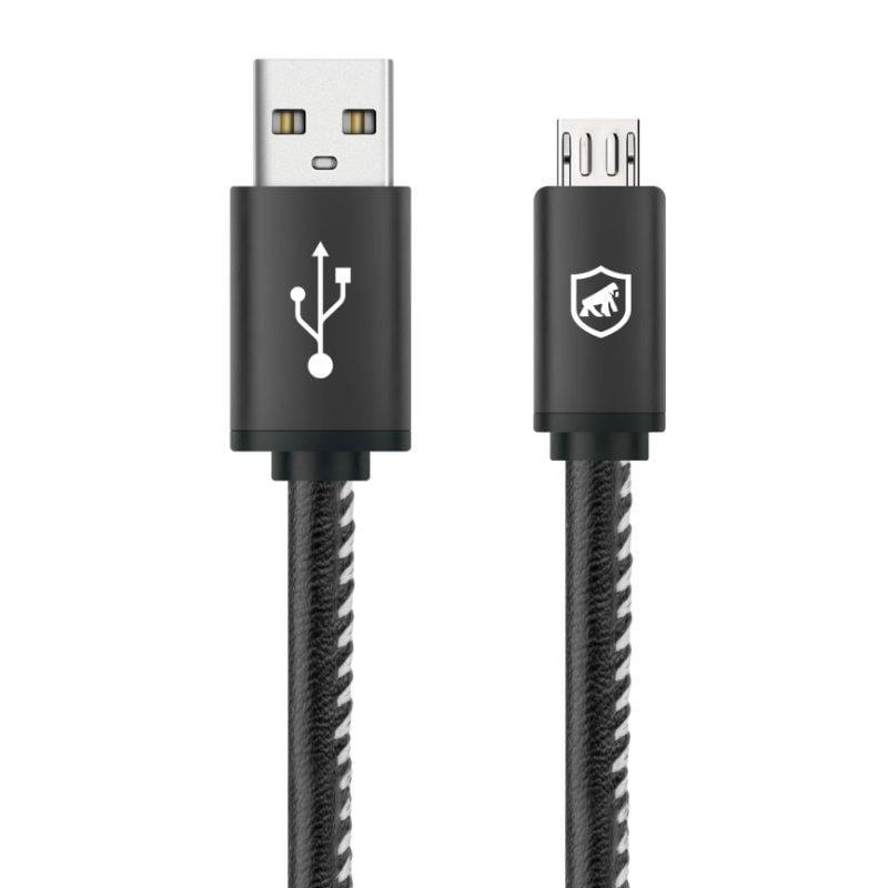 Cabo Micro USB V8 / USB-A - Turbo Militar - 1,5M no Atacado - Caixa Fechada 10 Unidades - Gshield