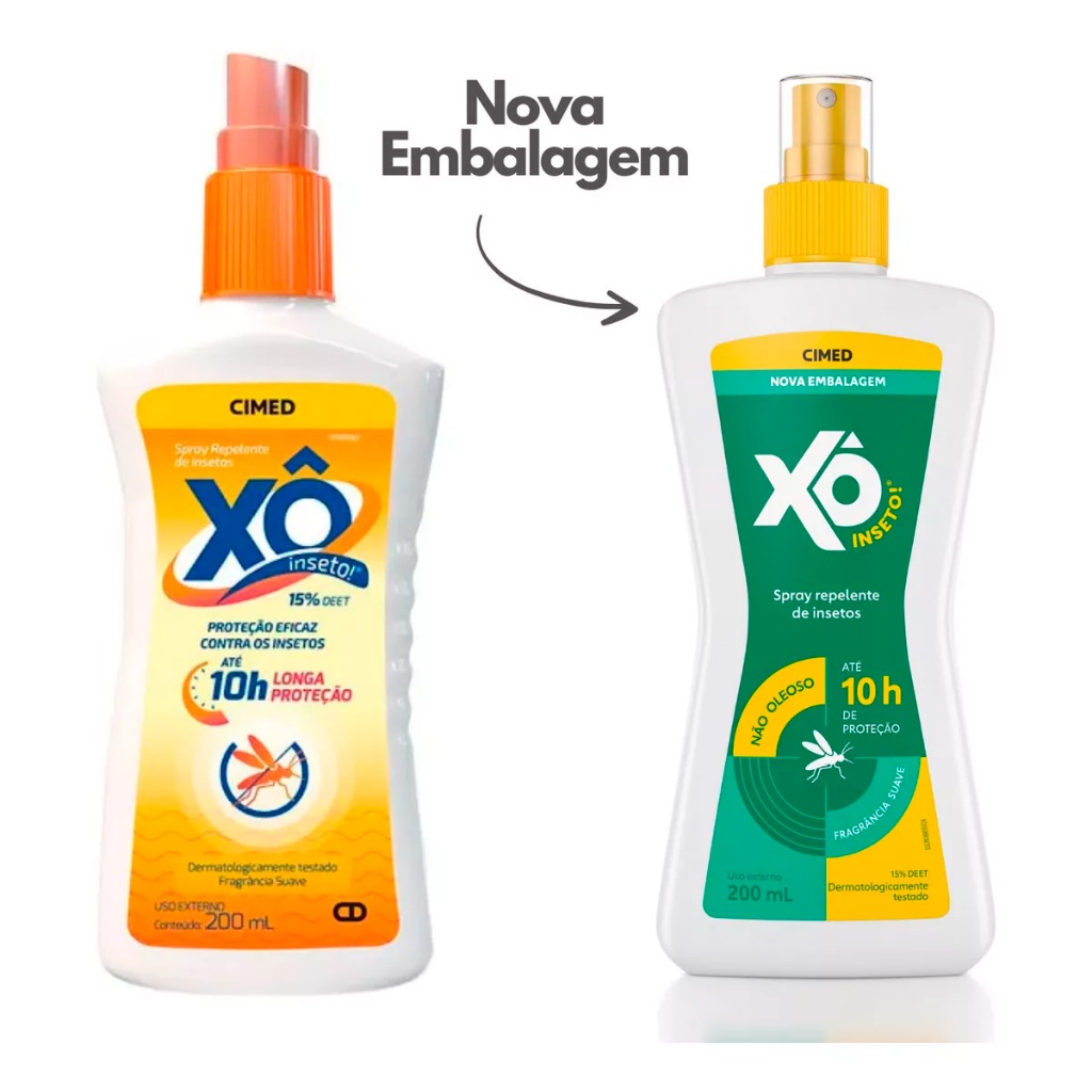 Foto 2 de Kit 2 Unidades Repelente Xô Inseto 200ml