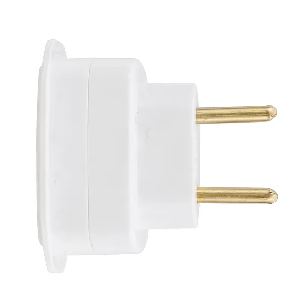 ADAPTADOR UNIVERSAL 2P 10A/250V BRANCO - GRANEL 12 DANEVA