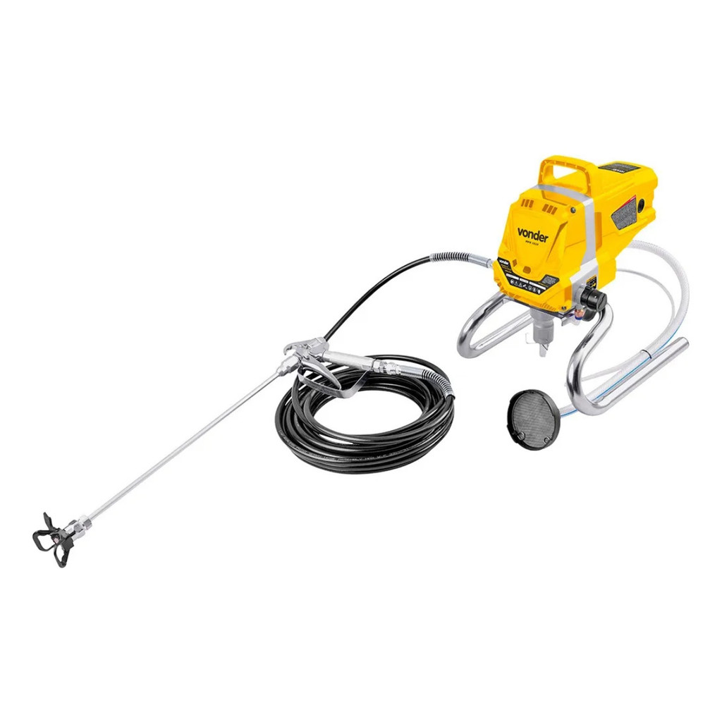 MÁQUINA DE PINTURA AIRLESS 1,3HP MPA 1010 VONDER AMARELA 220V