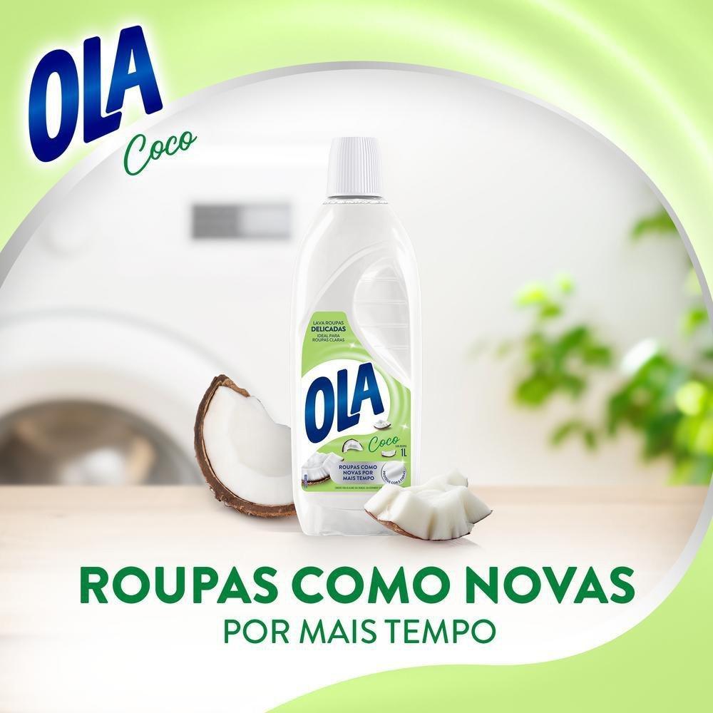 Foto 2 de Sabão Líquido Ola Coco Roupas Finas e Delicadas 500ml