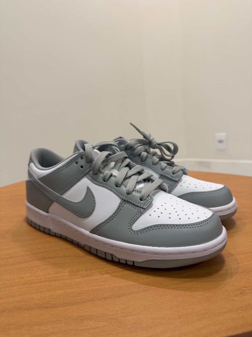 Nike Dunk Low Next Nature Grey Infantil — 37.5, Novo