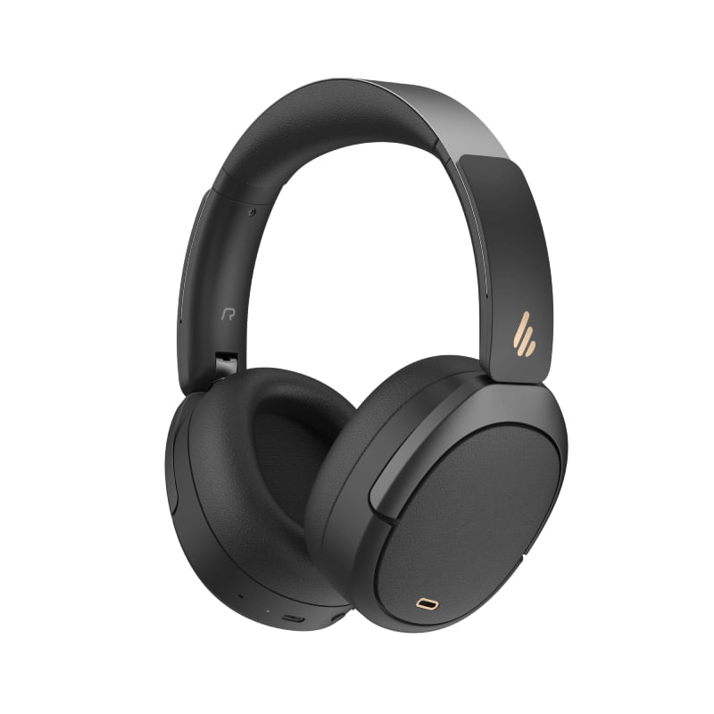 Fone W80 EDIFIER - Bateria 65h, Cancelamento de ruído Hi-Res, Bluetooth 5.4 e LDAC Preto