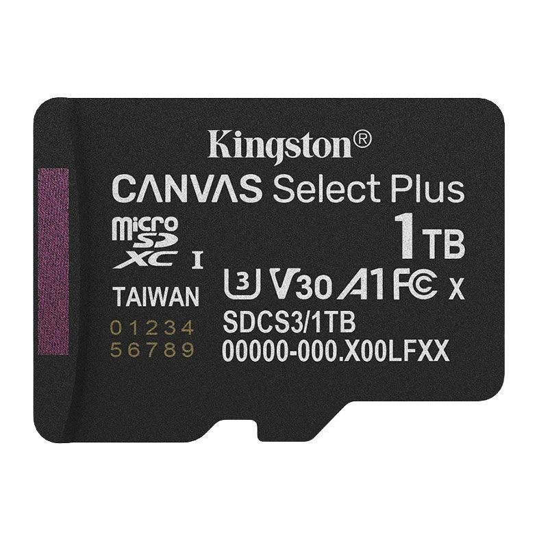 Foto 3 de Cartao de Memoria Kingston Canvas Select Plus Gen3, 1TB, MicroSDXC, SDCS3-1TB