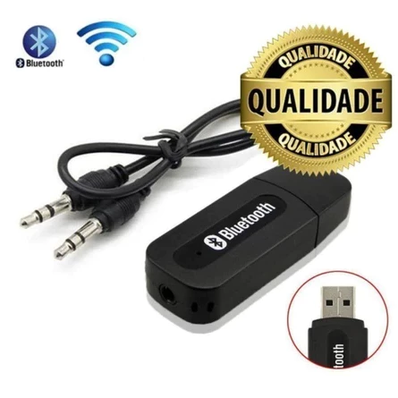 Foto 2 de Adaptador Bluetooth Auxiliar KapBom – Receptor Bluetooth de Áudio para Som